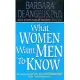 What Women Want Men to Know: The Ultimate Book about Love, Sex, and Relationships for You and the Man You Love