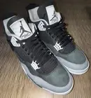 Jordan Mens Air Jordan 4 Retro Fear Black/Anthracite/Black/White Size: 11