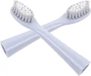 HONMEET 2pcs Soft Bristles Toothbrush Heads Electric Toothbrush Replacement Brush Head Accessory Gentle Cleaning Brush Heads for Adults