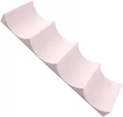 CIYODO European Style Plastic Wine Rack Mat Stackable Wine Holder for Kitchen Countertops Pantry Fridge Light Pink Secures Up to Bottles with Skid Design