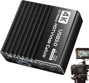 Capture Card for Streaming | 1080P Audio Capture Adapter | 60FPS Recorder, 4K Device for Monitor TV Conference Live Broadcast Streaming Teaching