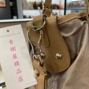 ⭐️ 香榭屋精品店  ⭐️ TOD’S G Bag 灰色防水帆布拼奶茶色皮邊手提包 斜背包  (XB7860)