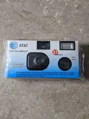 VINTAGE SINGLE USE DISPOSABLE CAMERA AT&T Risk Management Claims Camera