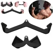 LAT Pulldown Attachment Set T-bar V-bar Pulley Cable Attachments w/ a Lock AU