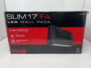 RAB Slim17 FA LED Wall Pack Light 3000/4000/5000K Color Adjustable, Photocell