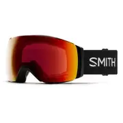 Smith I/O Mag Snow Goggles, Black Frame, ChromaPop Sun Red Mirror Lens