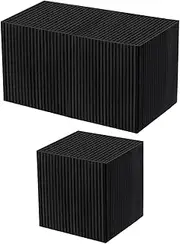 6pack Fish Tank Cube Activated Carbon,5/10cm Water Trough Purifier Cube,Activated Carbon Aquarium Filter Water Clarifier Cleaner for Trough,Fish Tank,Pond
