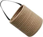 Wall Hanging Cotton Rope Storage Basket Stylish and Practical Hanging Storage Holder for Flowers and Home Decor Versatile Wall Storage for Any Room