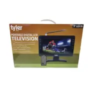 Tyler Portable Digital 9" LCD Television Memory Card Inputs Digital TV Receiver