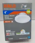 HALO 4-Inch Canless LED Recessed Light Selectable 3-5K CCT 600 Lumen White Light