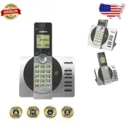 Silver/Black Expandable Cordless Phone – DECT 6.0 with Caller ID & 3-Way Calling