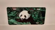 PANDA WILDLIFE METAL AUTO TAG LICENSE PLATE 6X12 (NEW)
