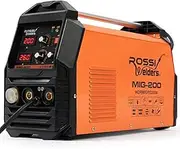 Rossi 200A MIG/MAG/MMA/ARC/TIG Multi-Purpose Welder MIG-200, Flux/Solid Wire/CO2 Or Argon Gas