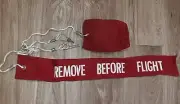 Vintage Cloth REMOVE BEFORE FLIGHT Pin Tag Streamer Aviation Military New