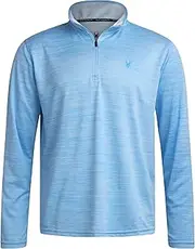 [Spyder] Mens Quarter Zip Pullover Sweatshirt - Moisture Wicking Shirts for Men - 1/4 Zip Pullover Mens Golf Sweaters for Men
