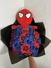 Forever Flowers Artificial Bouquet By Abel 2 Dzn Blue / Red / Spiderman