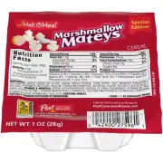 Malt O Meal Marshmallow Mateys Cereal, 1 Ounce - 96 Per Case