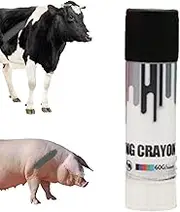 Livestock Marker Crayon | Livestock Marking Crayon - High Purity Paraffin Pet Marking Livestock Marking Paint Safe For All Animals