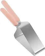 PRETYZOOM Stainless Steel Cake Cutter Versatile Pizza Server with Comfortable Grip for Birthdays Weddings and Parties Lightweight Design for Effortless Slicing