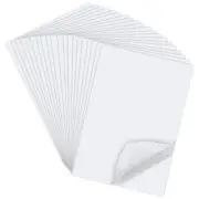 30 Sheets A4 Size 8.3x11.5 Inch Clear Double Sided Adhesive Tape Sheets, Super