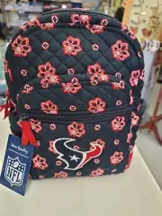 Vera Bradley NFL Small Backpack in Cotton Texans