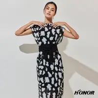 在飛比找momo購物網優惠-【HONOR 山形屋】大蝴蝶結雪紡長洋(MOMO獨家限定)