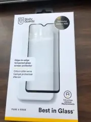 Body Guardz Samsung Galaxy A20 2 Tempered Glass Screen Protector Pure 2 Edge NEW