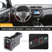 For SHORT Nissan ​Navara D23/NP300 Pathfinder R52 TYPE C + QC 3.0 USB CHARGING (for: Nissan)
