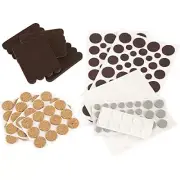 Softtouch 4924995N Craft Value Pack-236 Pcs Dots-Cork Pads-Felt Strips-Bumpers