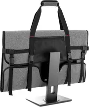 Carrying Bag For 27" Lcd Screens And Monitors, With Padded Velvet Lininggray SX