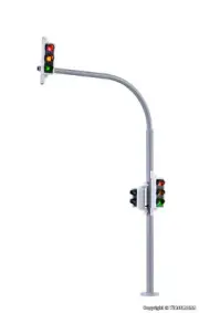 Viessmann 5094 Arced Traffic Light w/Pedestrian Signal Set LED (2) HO
