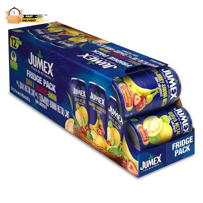 Guava and Strawberry-Banana Nectar Fridge Pack, Two Varieties in One Convenient