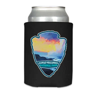 Hawaii Volcanoes National Park Neoprene Can Cooler Insulation Foam