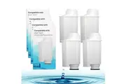 4 Pack Coffee Machine Water Filter for Philips Saeco Brita Intenza+,Lavazza A Modo Mio,Exprelia,Incanto,Nina,Odea,XSmall,Xelsis,Royal Cappuccino