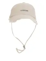 [Jacquemus] Jacquemus-Cappello Da Baseball Artichaut Con Orlo Effetto Vissuto-Donna 60
