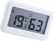 PEPLAYTAL 1pc Temperature Meter Thermometer Clock Alarm Radio Digital Alarm Clock Loud Alarm Clock Alarm Clocks Radio Alarm Clock Room Temperature Humidity Meter Hygrometer