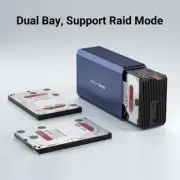 EC-7352 3.5" Hard Drive Case 2 Bay HDD Enclosure w/ 4 RAID Mode for SATA HHD/SDD
