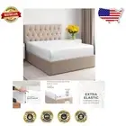 Extra Soft 400 Thread Count King Fitted Sheet - Breathable & Moisture-Wicking