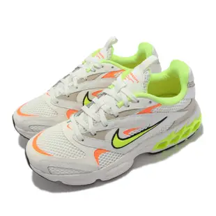 Nike 休閒鞋 Zoom Air Fire 運動 女鞋 復古鞋型 氣墊 避震 異材質拼接 白 彩 CW3876-104 23cm WHITE/MULTI-COLOR