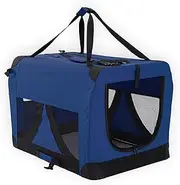Paw Mate Portable Soft Dog Cage Crate Carrier XXXL - Blue