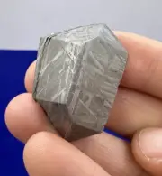 Muonionalusta Meteorite, Iron Meteorite, Etched and Polished, Sweden, 34.43