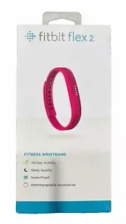 FITBIT FLEX 2 Fitness Wristband Activity Tracker Band Magenta Brand New Sealed