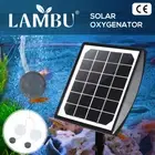 Lambu Solar Oxygenator Air Pump Powered Pool Water Pond Outdoor Fish Oxygen Tank