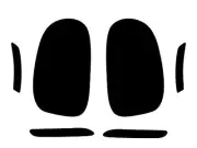 Rvinyl Tail Light Tint Covers Fits Mini Paceman 2013-2016