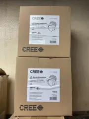 Lot Two New CREE LR6 6” LED Downlight 1000 Lumen 2700K Edison Base Dimmable 120v