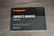 Mongoose BMX Bicycle Owner's Manual English and Spanish.
