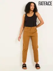 FatFace Rye Tan Brown Chino Trousers (AV2450) | $114
