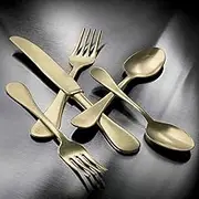 Mepra AZC1095VI1111 Serving Fork Vintage Champagne, Gold