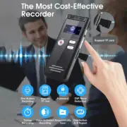 Digital Voice Recorder Dictaphone Mp3 Mini Pocket Audio Recorder Mic Lecture