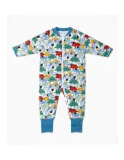 [Snugtime] Lined Footless Padded Blanket Sleeper in Dino